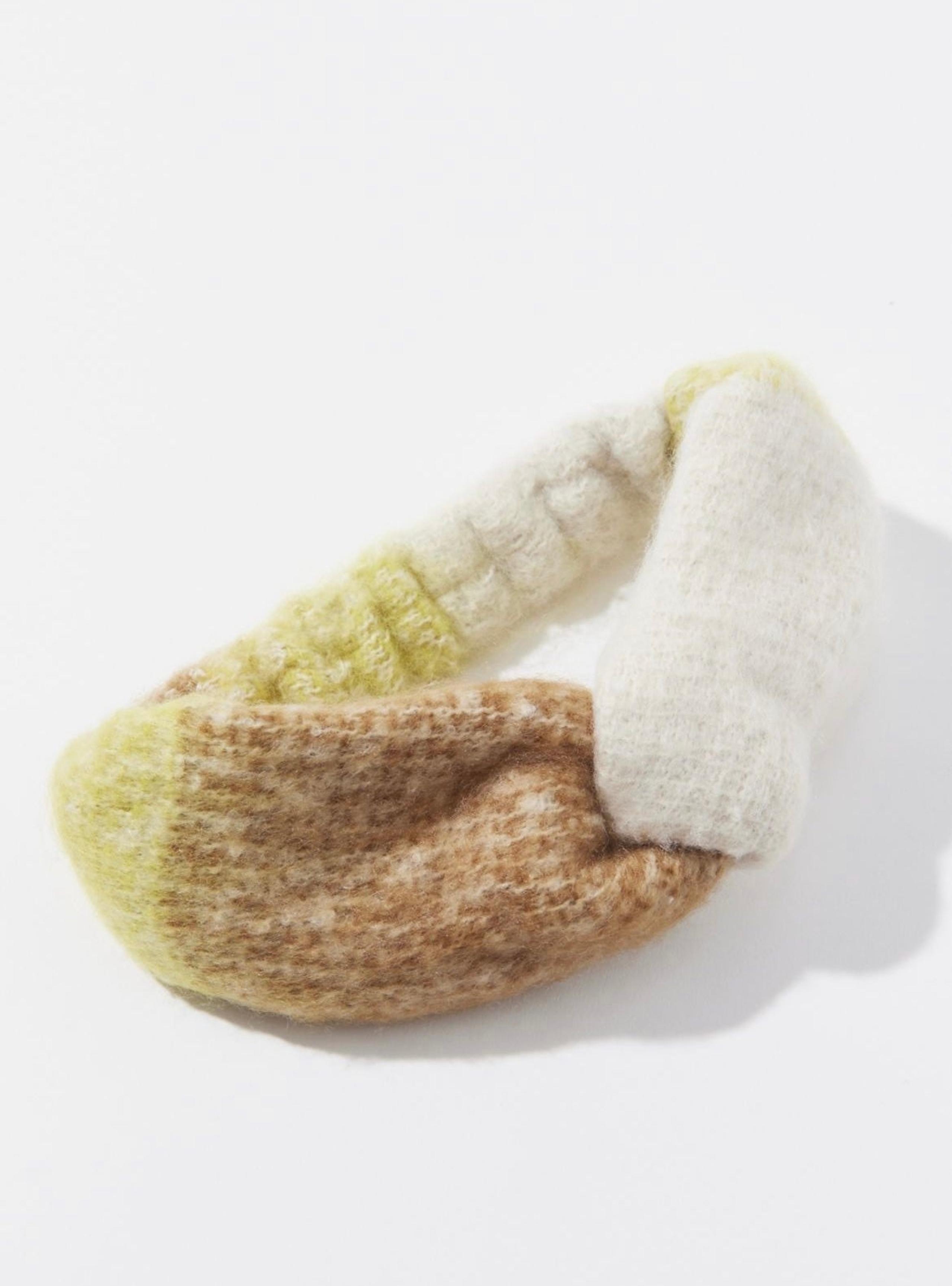 Urban Outfitters Gabby Twist Knit Headband In Mustard Multi NWT