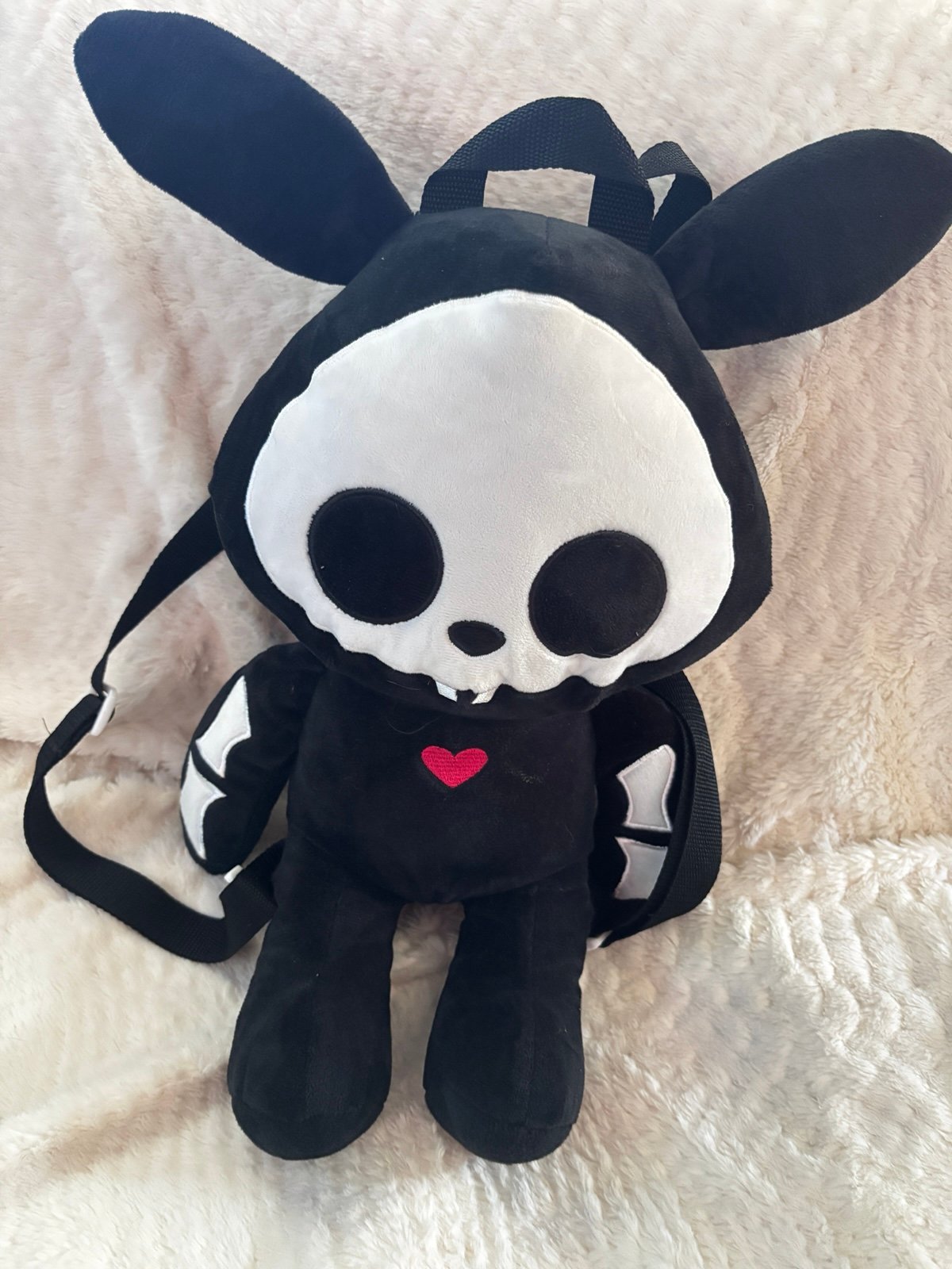 Rare Skelanimals Bunny Skeleton Backpack – Excellent Condition