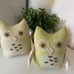Pottery barn kids owl book ends