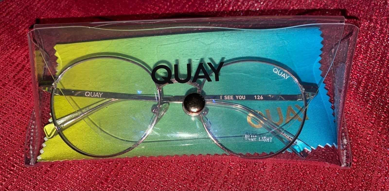 NWOT Authentic Quay Australia “I See You” Bluelight Eyeglasses