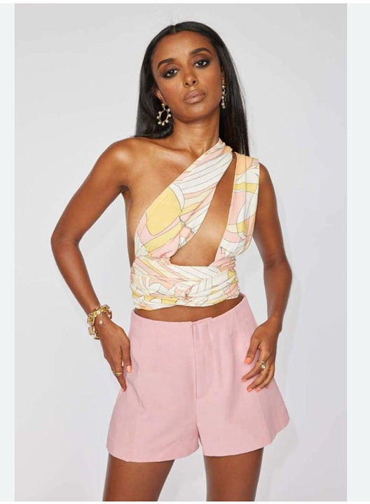 Rumours Good Vibrations Multi Wear Top in Mango