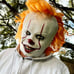 Pennywise Clown Mask Stephen King's IT Halloween Cosplay Full Mask Costume
