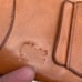Vintage Embossed Leather Mayan Folded Wallet