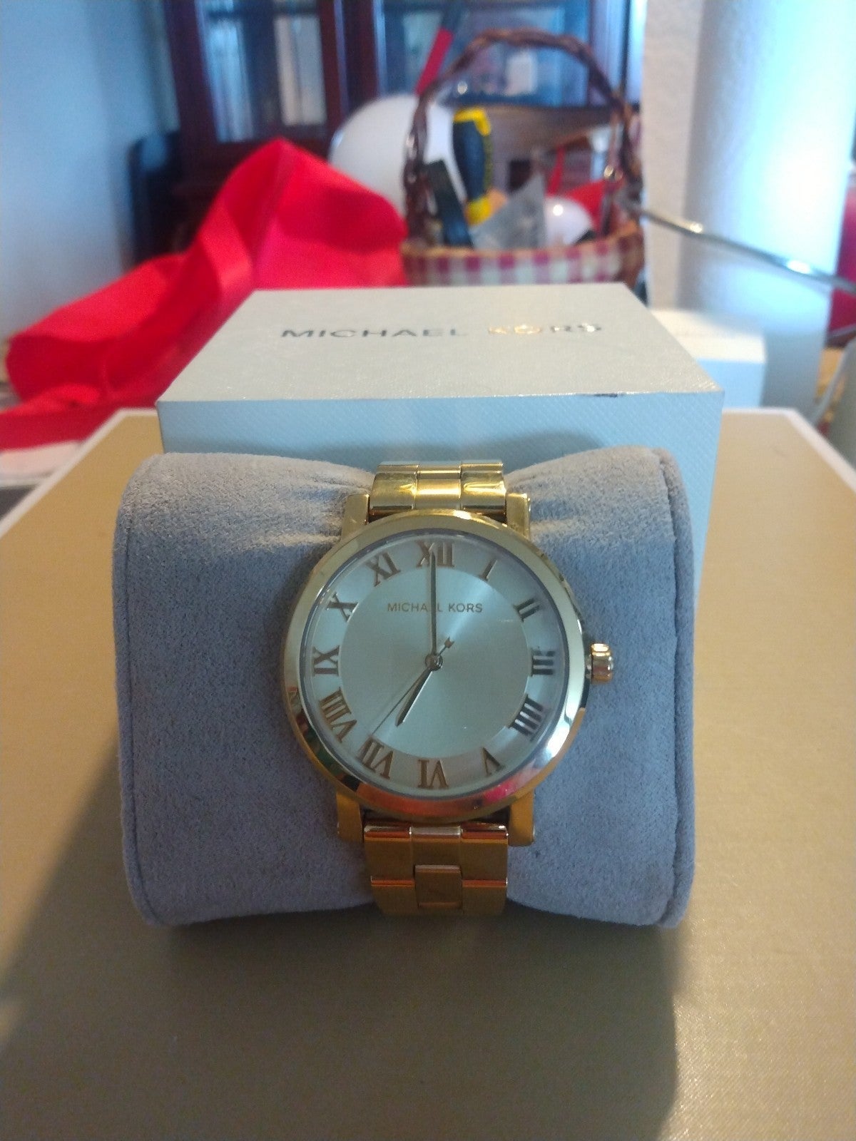 Michael Kors Norie Mk 3560 Gold Watch New