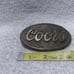 Coors Brewing Company Advertising Alcohol Beer Oval Belt Buckle Vintage 70's