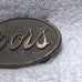 Coors Brewing Company Advertising Alcohol Beer Oval Belt Buckle Vintage 70's