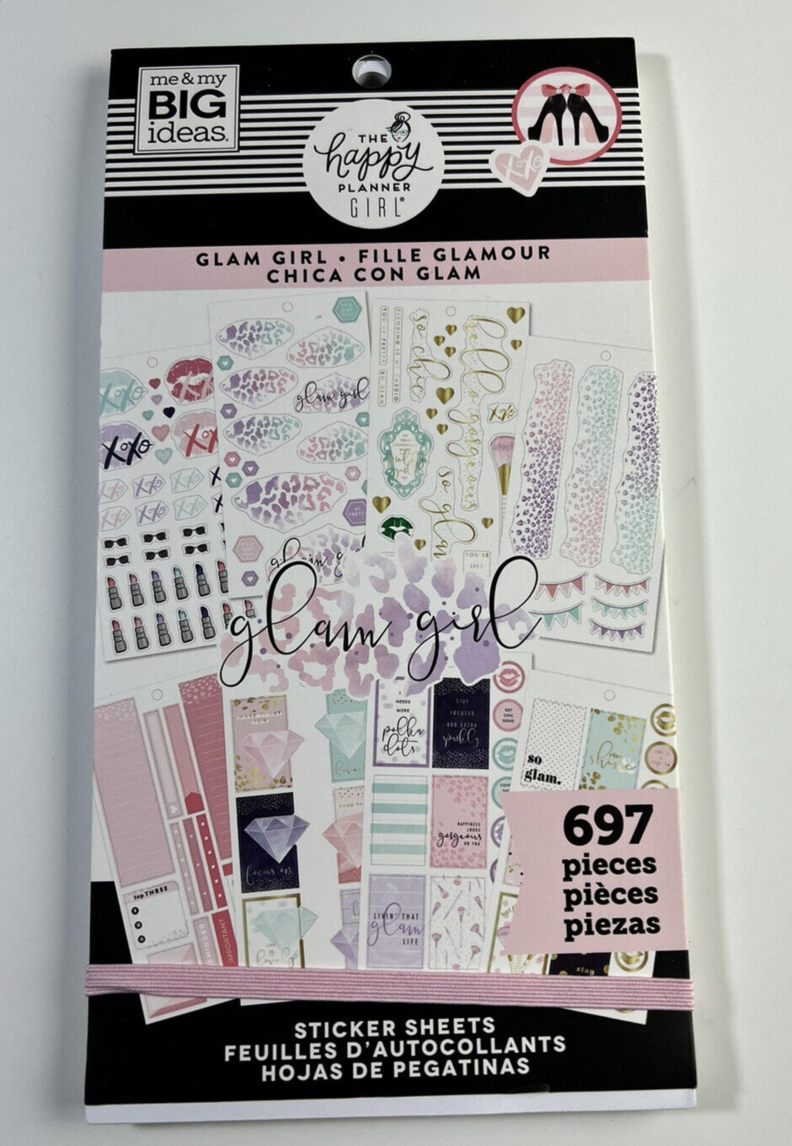 The Happy Planner Girl Sticker Value Pack-Glam Girl 697 NEW