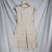 BCBGMAXAZRIA Women's Beige Mini Dress Scarlett Tiered Eyelet Size 06 (C-7)