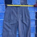 70s striped straight leg pleated trousers size 31