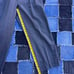 70s striped straight leg pleated trousers size 31
