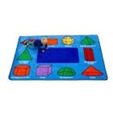 Learning Carpets 3D Geometric Shapes 180cm x 257 cm Rug - CPR940