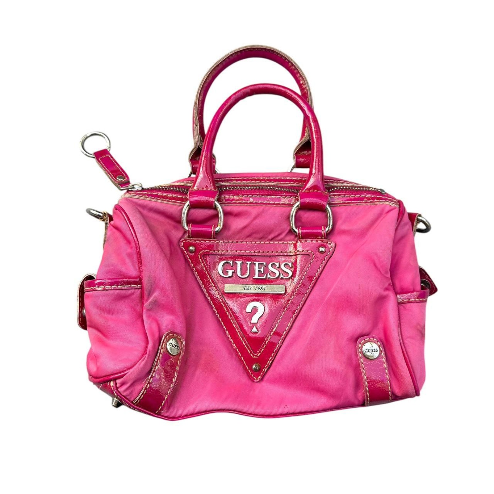 Vintage guess 2 way handbag  Sole stain on it Manage your expectations