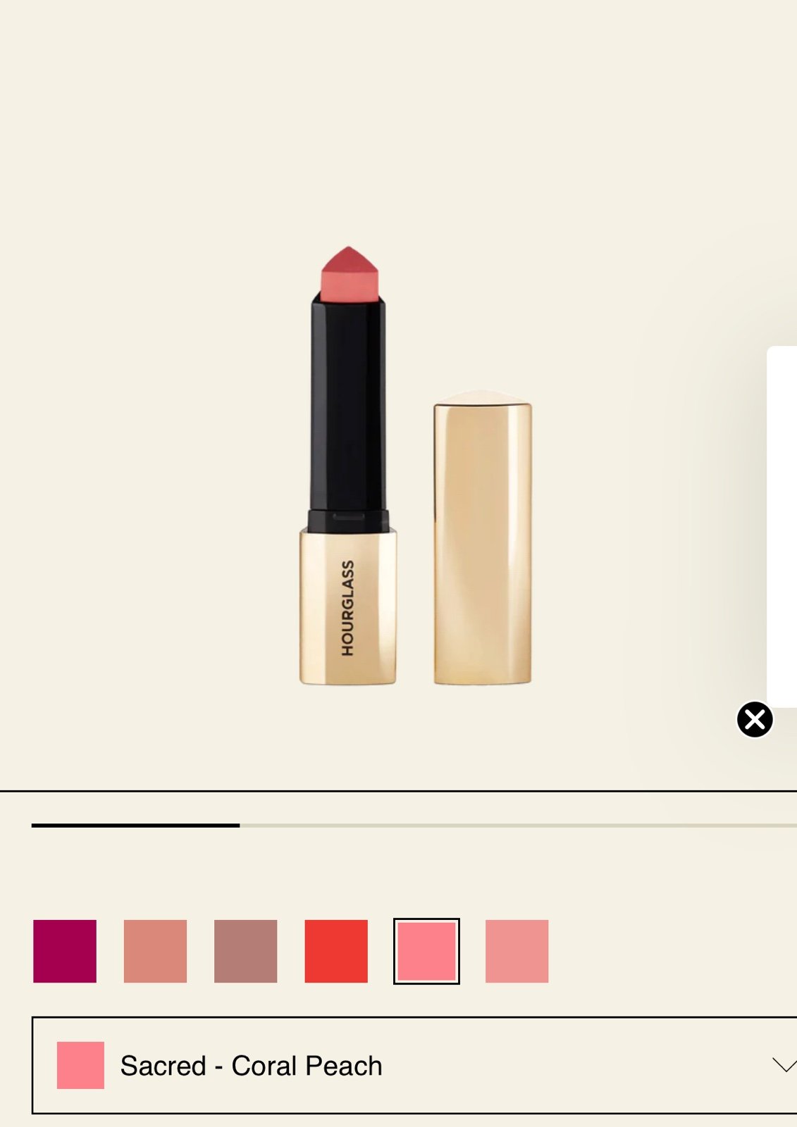 Hourglass VANISH BLUSH STICK in sacred BNIB Sold out MSRP 46