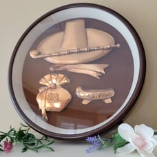 Vintage copper art