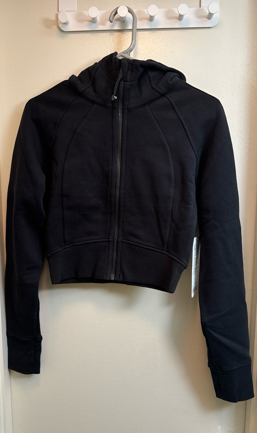 Lululemon Scuba Full-Zip Cropped Hoodie