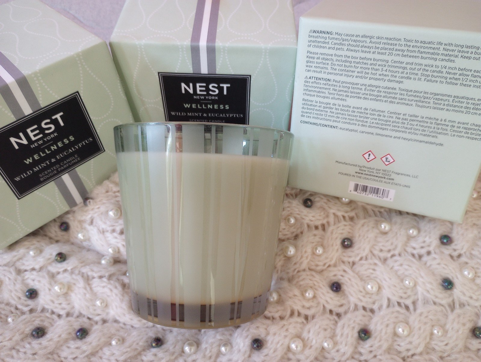 Nest Candle 3-wick Wild Mint Eucalyptus