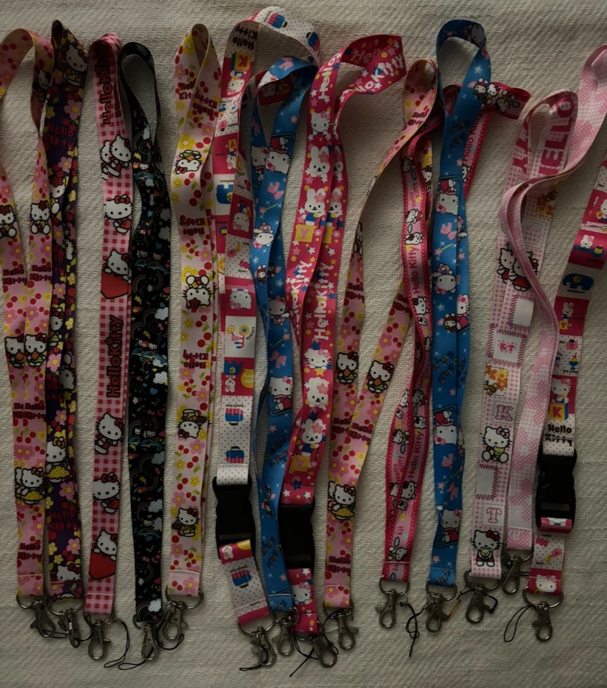 Hello Kitty Lot of 50 Lanyards Keychain