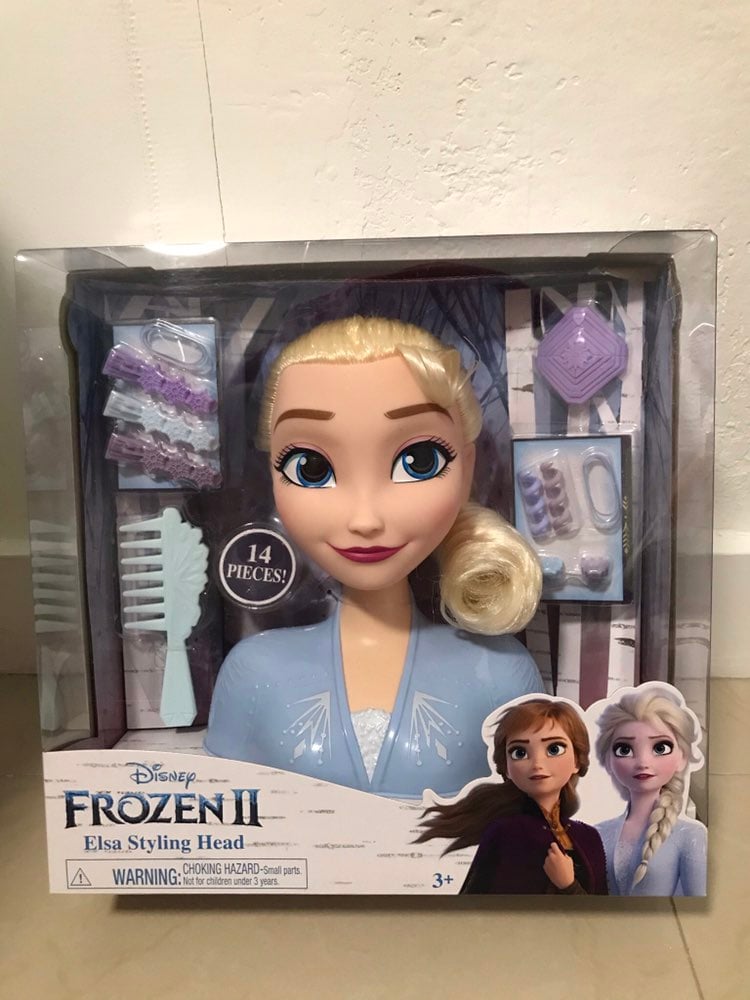 Frozen Elsa Styling Head Pretend Mercari