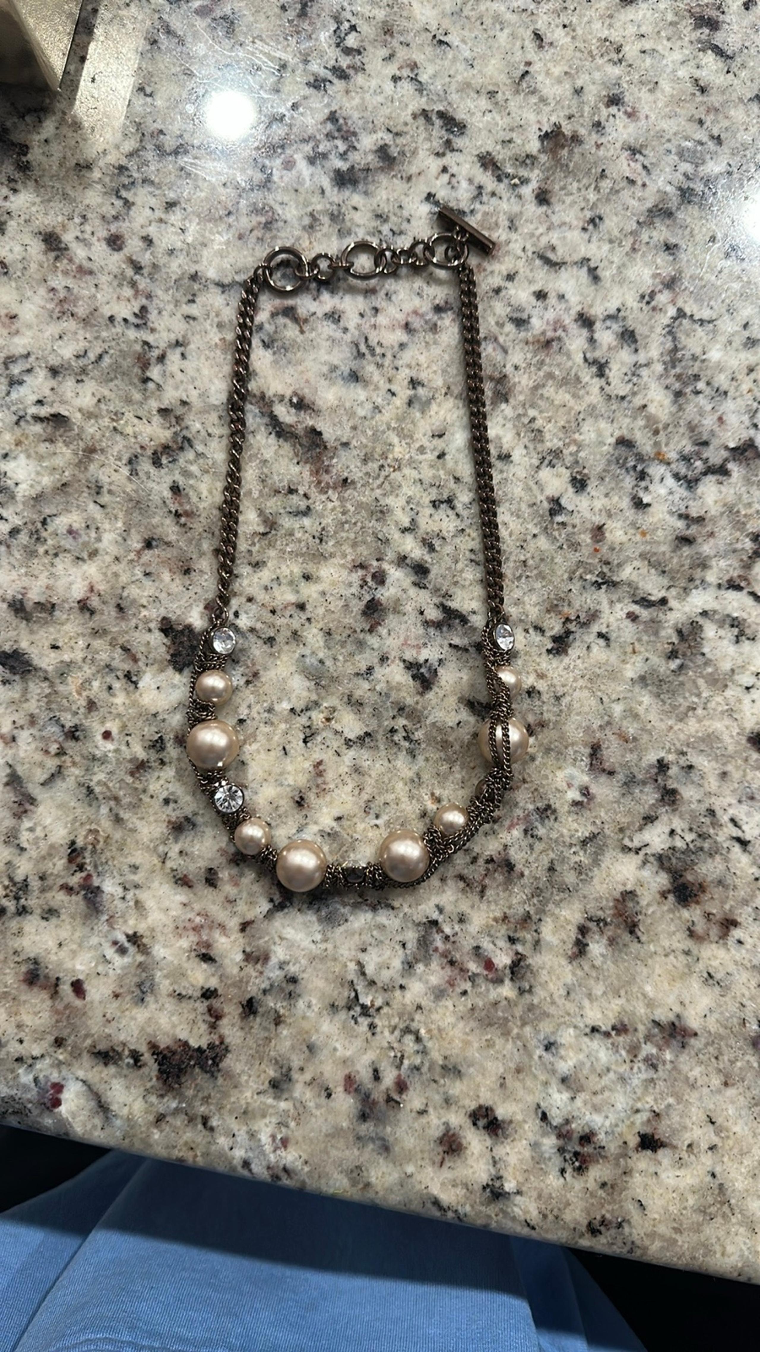 Givenchy rose gold necklace