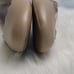 Sam Edelman Finnegan Nude Taupe Scalloped Edge Slip On Leather Ballet Flats Sz 8