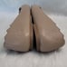 Sam Edelman Finnegan Nude Taupe Scalloped Edge Slip On Leather Ballet Flats Sz 8