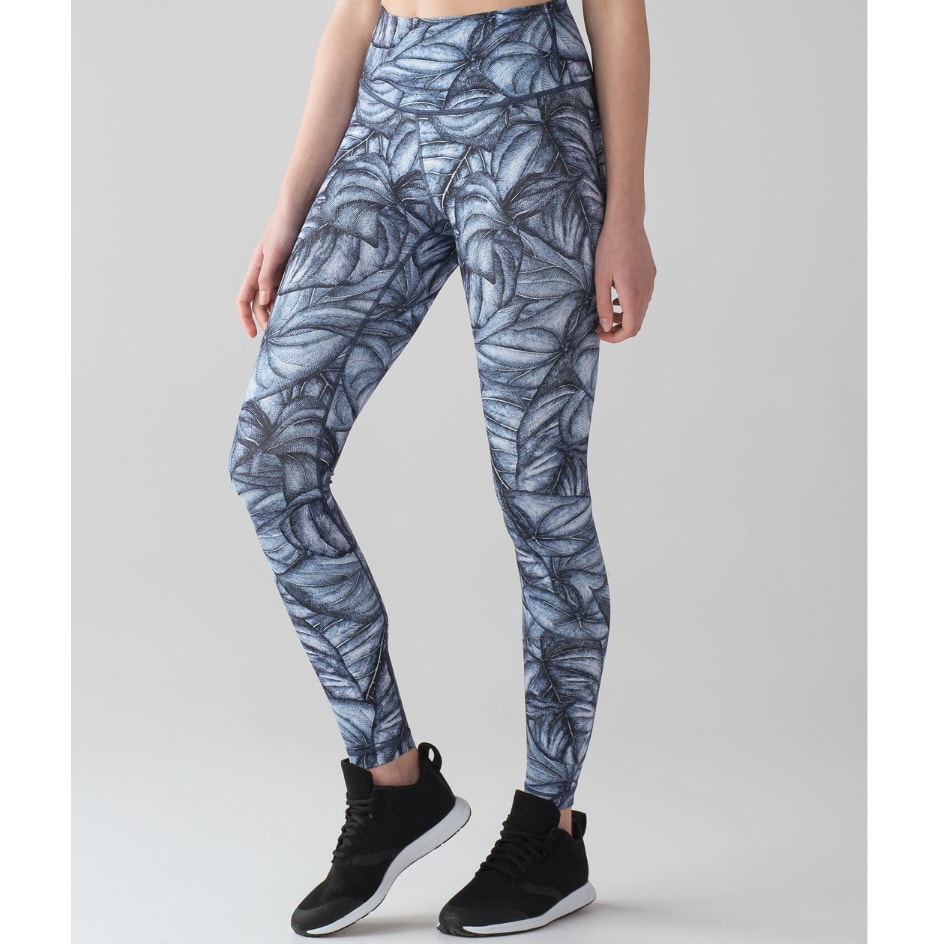Lululemon Wunder Under High Rise Tight Nulux Concrete Jungle Alpine White Multi