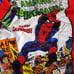Spiderman Crisis on Campus panel blanket