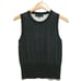 Rachel Roy Crewneck Sleeveless Black and White Knit Sweater Size M