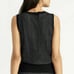 Rachel Roy Crewneck Sleeveless Black and White Knit Sweater Size M