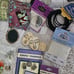 Huge Lot over 6 lbs. beads pendants cords jewelry making supplies glass beads