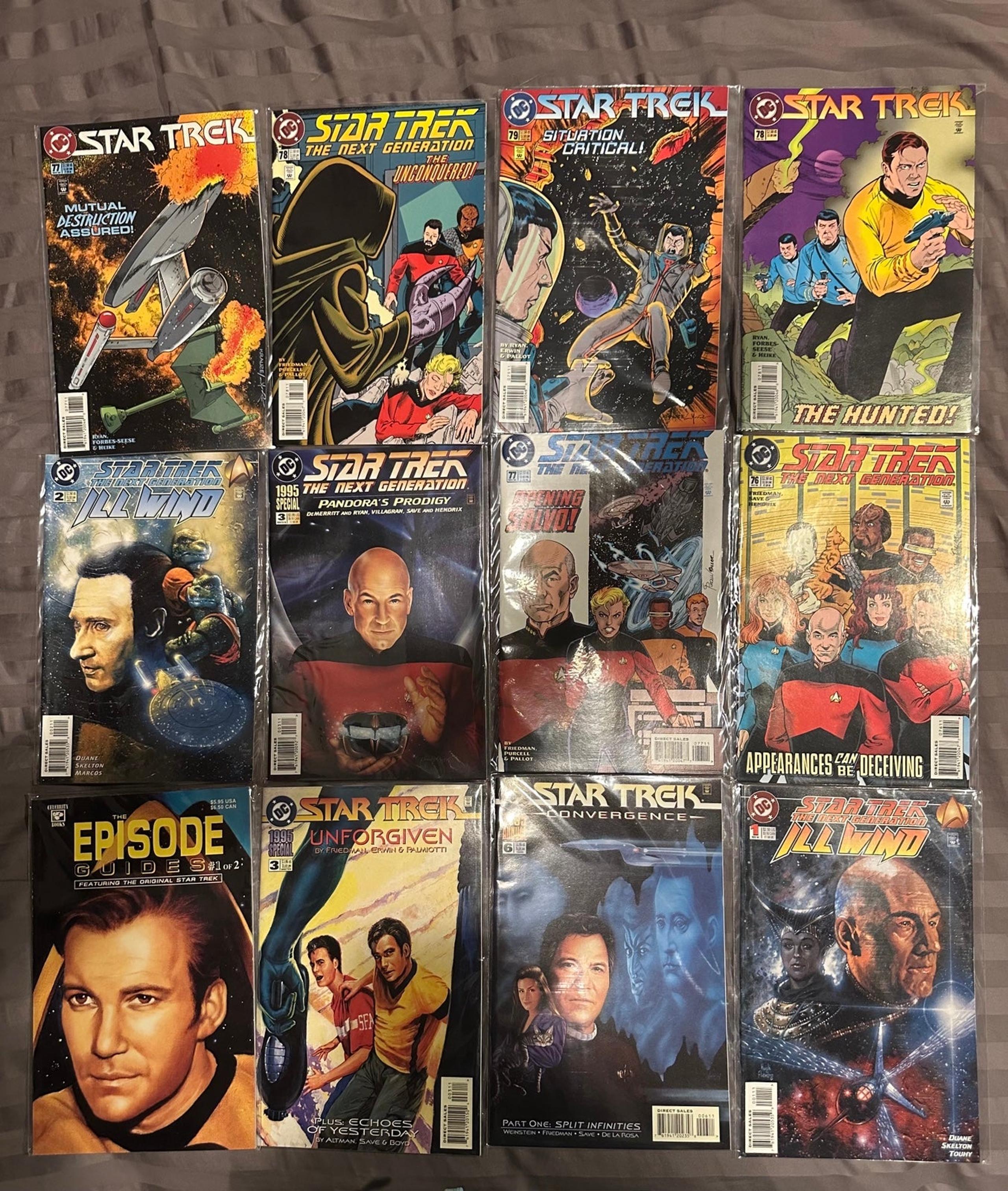 Star Trek Comic Lot - 12 Books