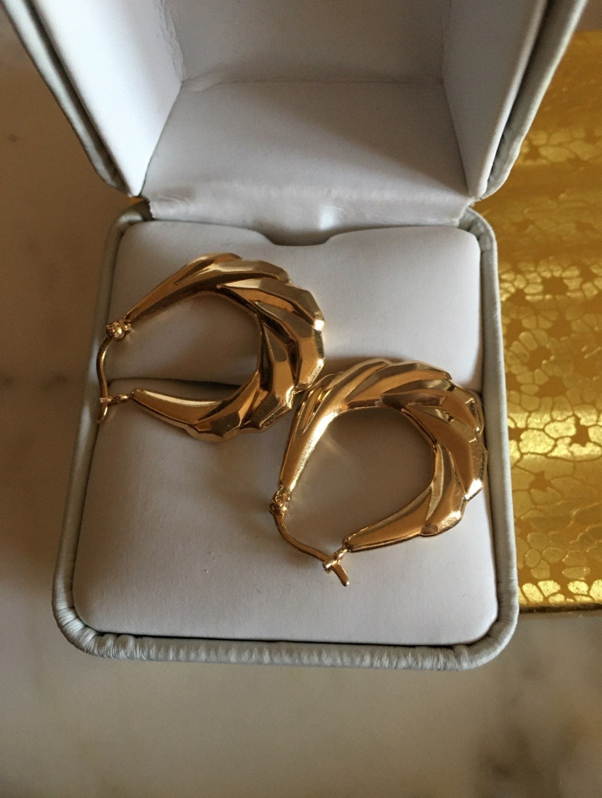 Vintage Gold earrings. 14k gold. 3.6 gra