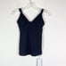 Seafolly NWT Black Inka Rib Sweetheart Singlet Size 4