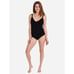 Seafolly NWT Black Inka Rib Sweetheart Singlet Size 4