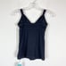 Seafolly NWT Black Inka Rib Sweetheart Singlet Size 4