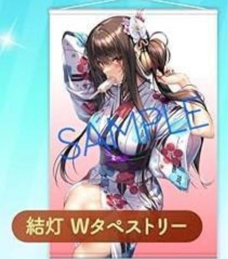 Piro Water Amakano 2+ Visual Fanbook with Drama CD B Set with W Tapestry