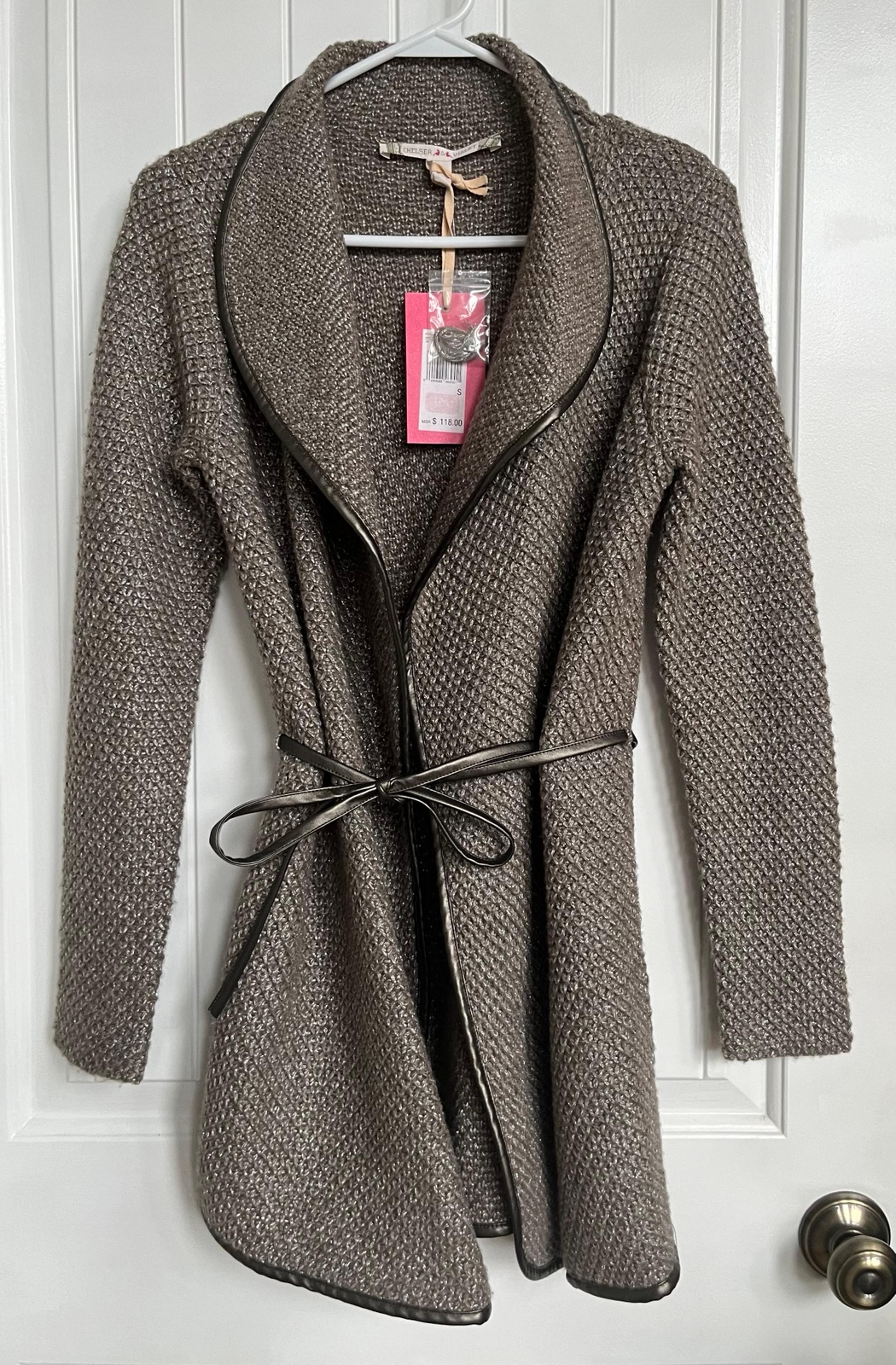 Chelsea & Violet Women's Sweater Jacket, NWT