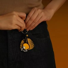 Limited edition HeyTea x Yayoi Kusama Key chain