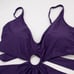 Bar III Swimsuit Womens XL Core Solids‎ Ring Monokini One-Piece Mystical Purple