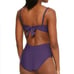 Bar III Swimsuit Womens XL Core Solids‎ Ring Monokini One-Piece Mystical Purple