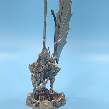 Rawcliffe Pewter Dragon Mother's Love Feeding Time RF 3009 D&D Knight 1993