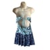 NWT LOCO Boutique Size Medium Swimsuit Swim Dress One Piece Tropical Blue Green