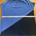 WHBM Women’s Blue Black Colorblock Asymmetric Halter Midi Shift Dress Small