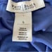WHBM Women’s Blue Black Colorblock Asymmetric Halter Midi Shift Dress Small