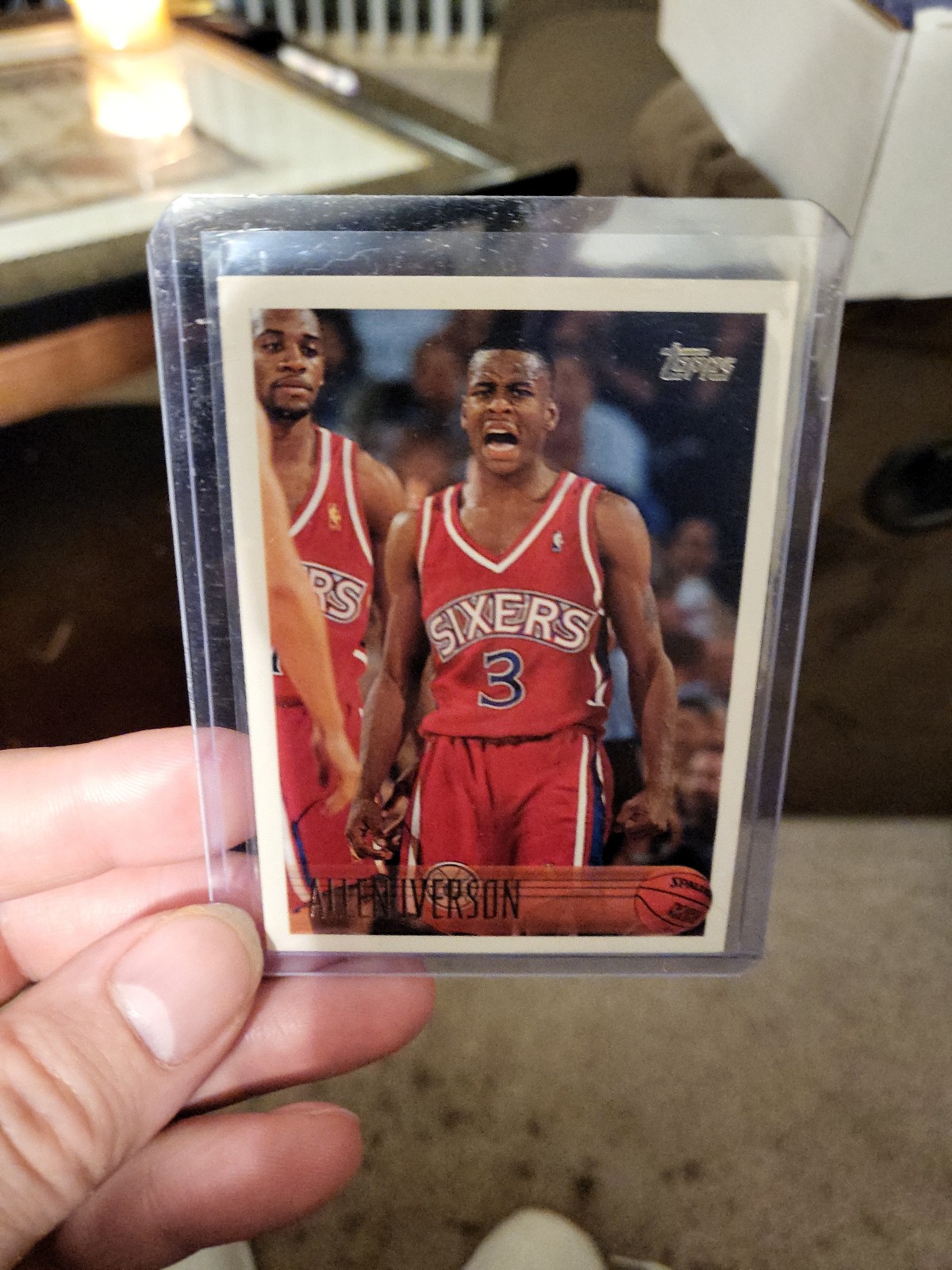 Allen iverson topps rookie