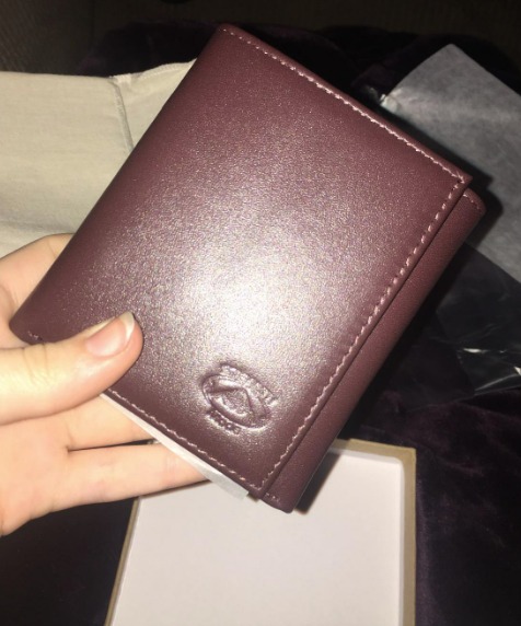 Leather Trifold RFID Wallet For Men With Flip Out ID Holder (Light Brown)
