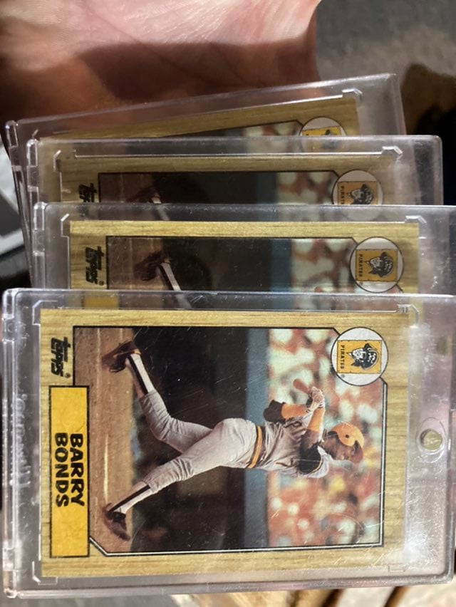 Barry Bonds Rookie Card ( error 3 )