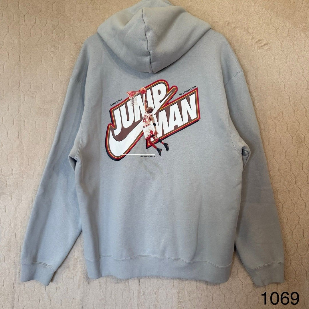 Jordan Jumpman 1998 Finals Fleece Hooded Zip Up Jacket Mens Size Large NWOT