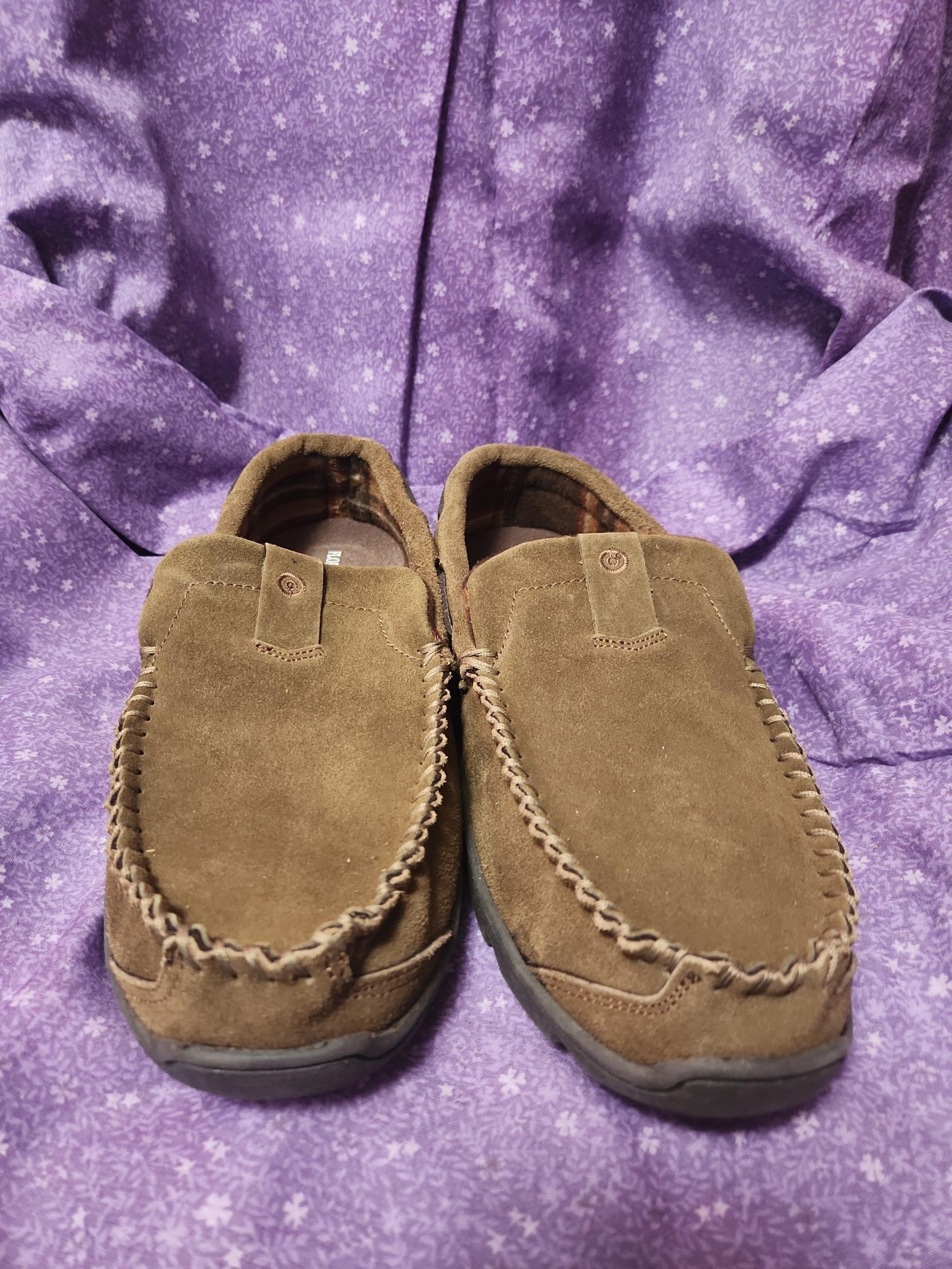 Florsheim men's sz 13M slippers with rubber soles