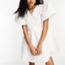 Sister Jane Maria Jacquard Wrap Dress in Pearled Ivory Size Large / US 10 NWOT